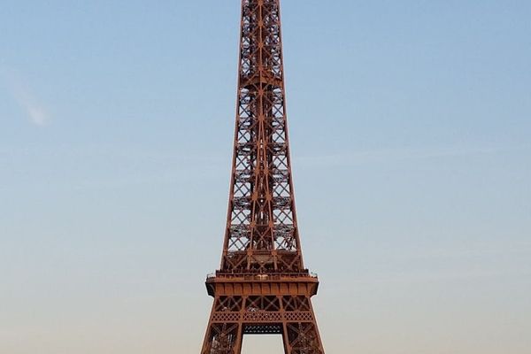 Eiffel Tower at sunset