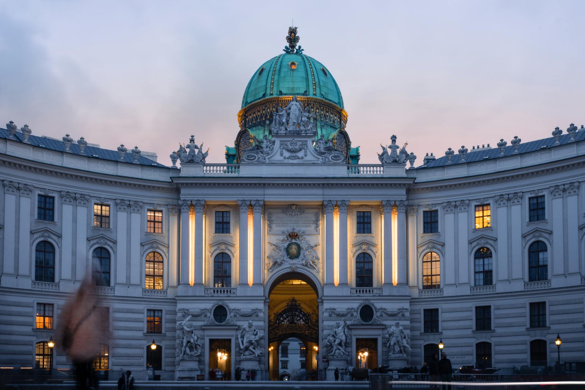 Imperial palace in Vienna Austria